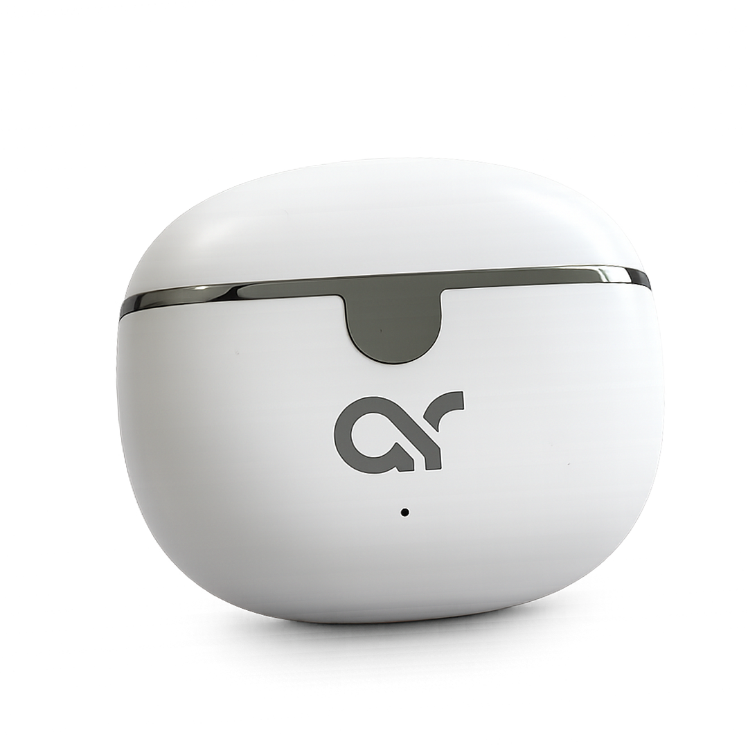 Airdopes 155 ENC Wireless Earbuds – White & Silver
