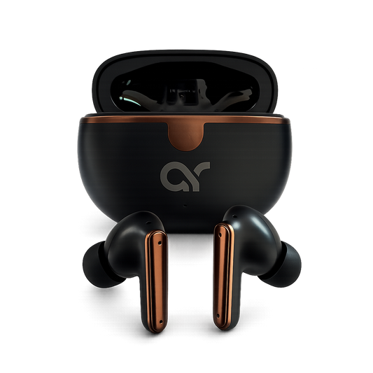 Airdopes 155 ENC Wireless Earbuds – Black & Rose Gold