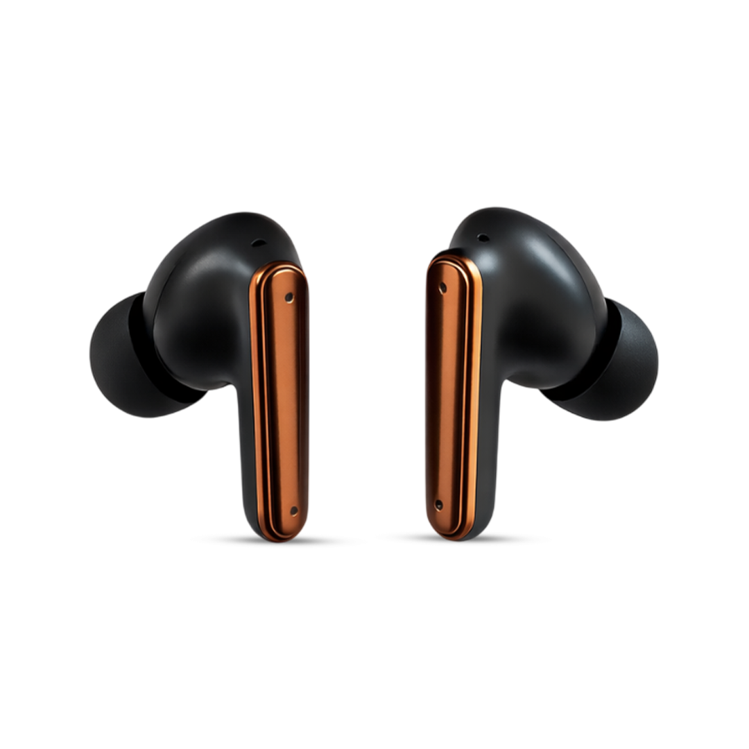 Airdopes 155 ENC Wireless Earbuds – Black & Rose Gold