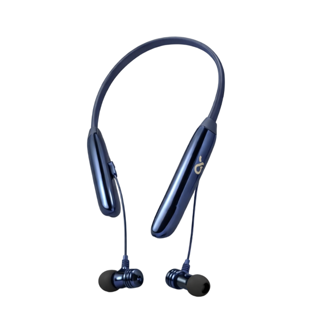 Neckband Earphones – Blue| Magnetic On/Off